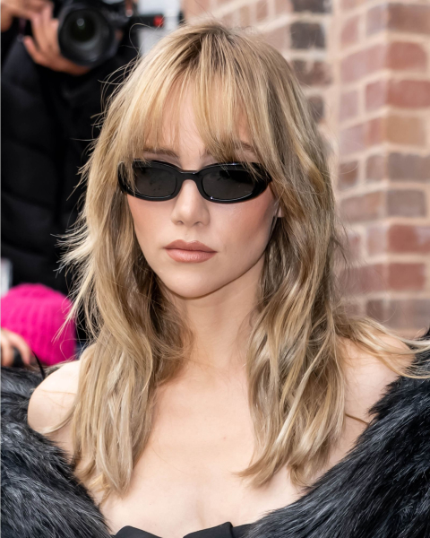 Suki Waterhouse  fall hair trends 2025